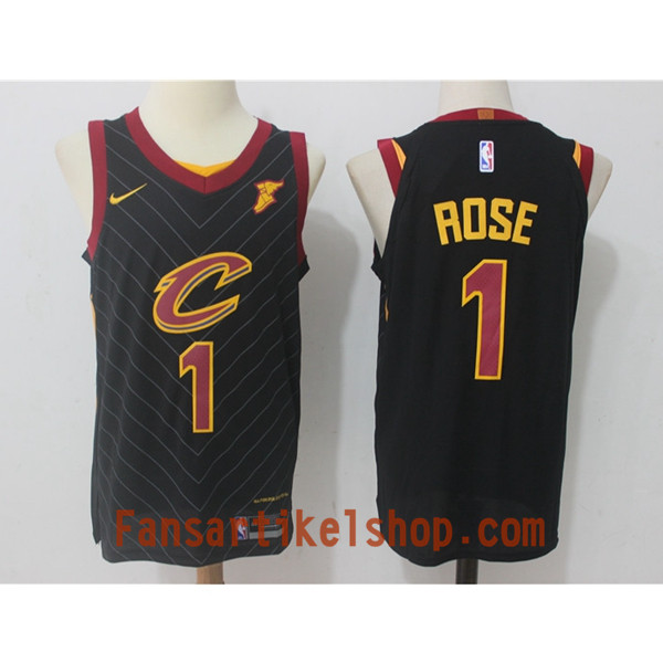 NBA Cleveland Cavaliers Trikot Derrick Rose 1 Nike 2017-18 Schwarz Swingman - Herren NBA Cleveland Cavaliers Trikot Derrick Rose 1 Nike 2017-18 Schwarz Swingman - Herren